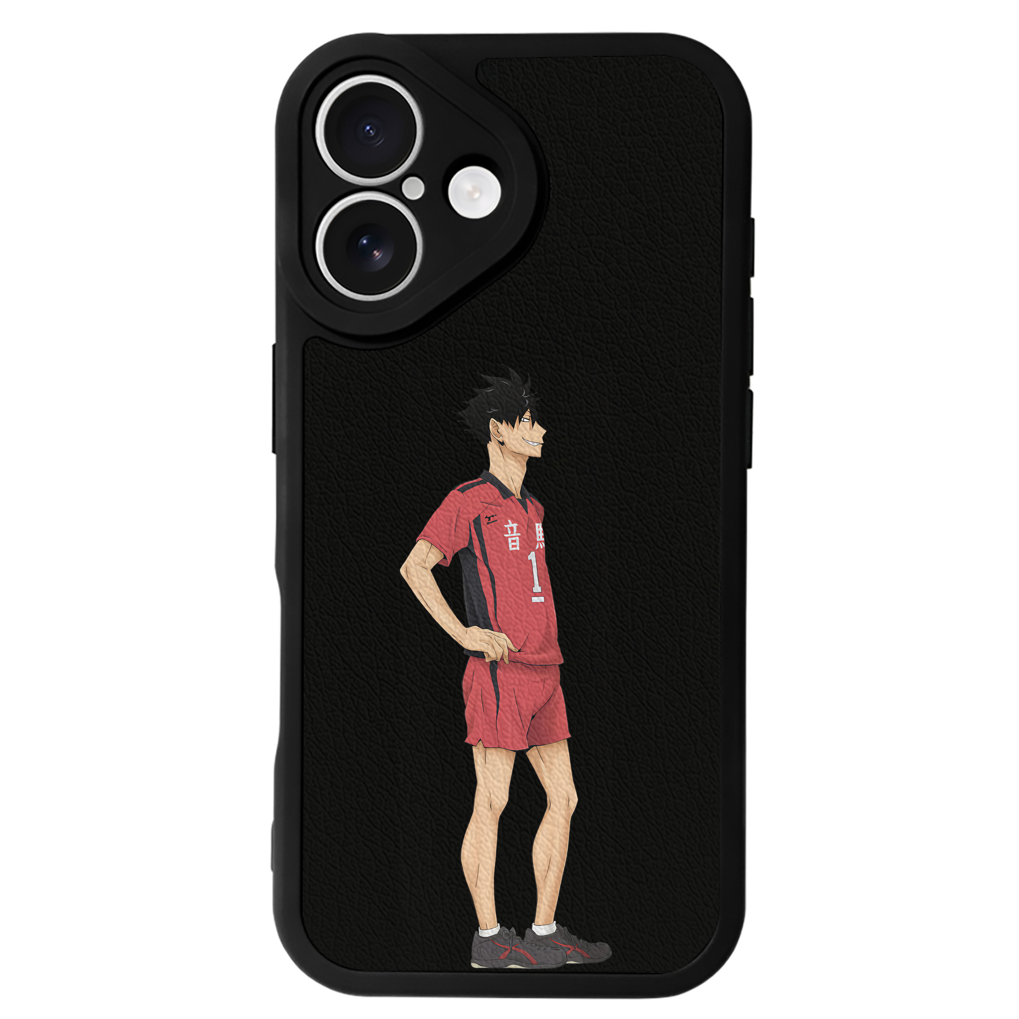 （画像用） ハイキュー!! Haikyu!! 【iPhone 16シリーズ対応】シリコンスマホケース（レザー調） 材質：シリコン
